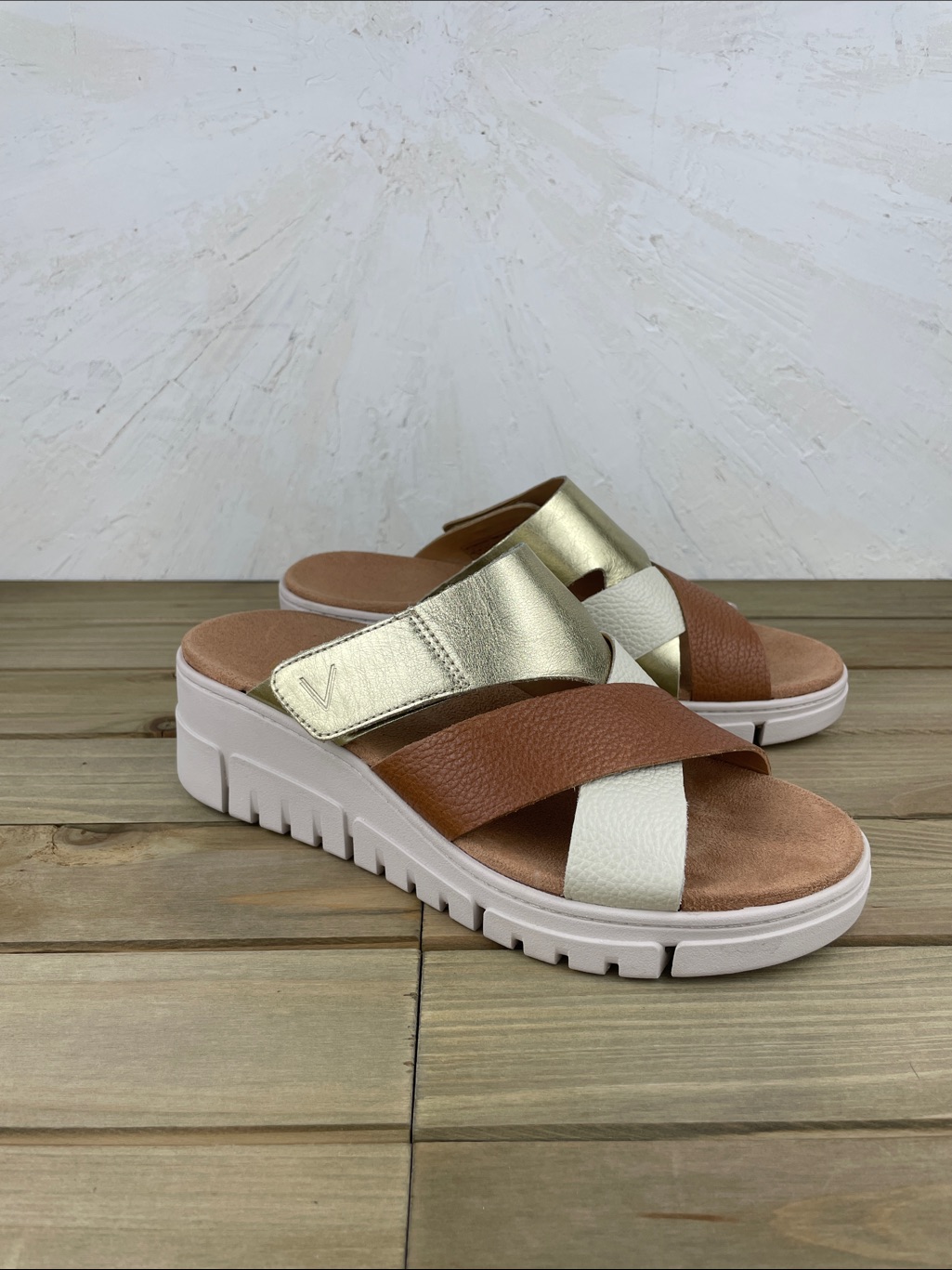 Women’s Vionic Uptown Sunset Platform Wedge Slide Sandal